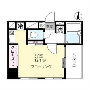 Pleasant Ikegami(プレゼントイケガミ)【3階】の間取り