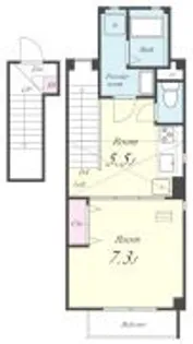 誉蔵 壱番館【2階】の間取り