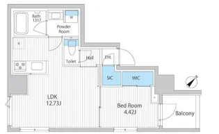 東京都中央区佃2【マンション】の間取り