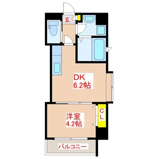 ツインコート・タワー南館【6階】の間取り