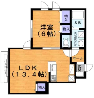 クイントリア深沢【1階】の間取り
