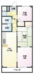 デンファレ【1階】の間取り