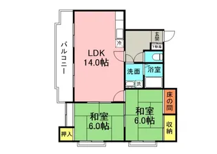 ハイングレスト88【3階】の間取り