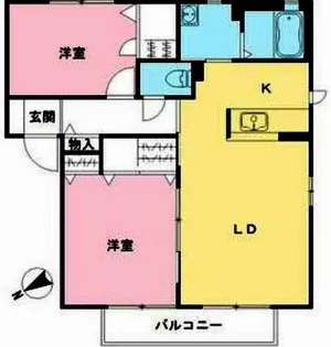 DAIKENN浜寺南町G棟【1階】の間取り