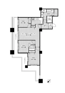 晴海アイランドトリトンスクエアビュータワー1号棟【24階】の間取り