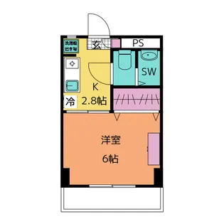 シャルマンYM【3階】の間取り