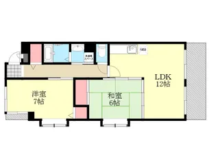 カサ グラシア【7階】の間取り