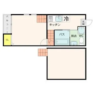 Gran de 愛宕橋【2階】の間取り