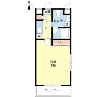 サイプレス【3階】の間取り