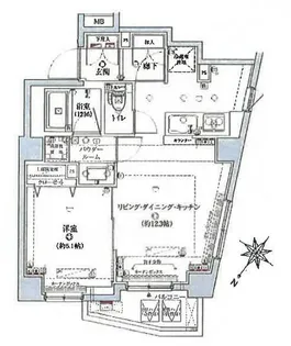 アヴニールイシ南千住【1階】の間取り