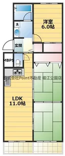 大阪府大阪市城東区東中浜2【マンション】の間取り