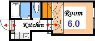 パレス原尾島【1階】の間取り