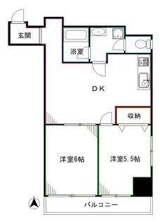 東京都新宿区西新宿6【マンション】の間取り
