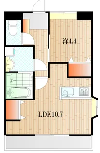 山口県下関市伊倉新町4【アパート】の間取り