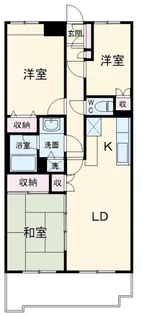 LANAI HILLSIDE 1188【3階】の間取り