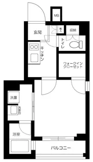 ハーモニーレジデンス西荻窪【2階】の間取り