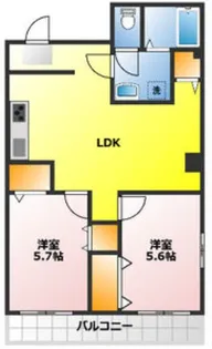 メゾンホソダA【3階】の間取り