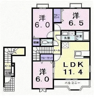 ソレイユ トロワ【2階】の間取り