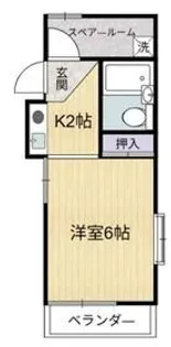スエヒロ-2【3階】の間取り