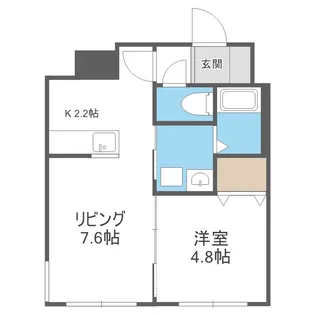 ストラダーレ【2階】の間取り