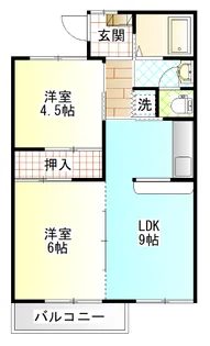KSハイムB棟【2階】の間取り