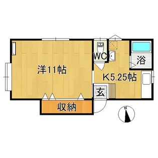 サンフォレスト【2階】の間取り