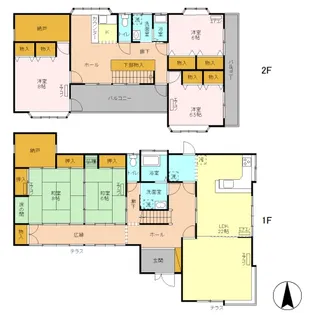 群馬県太田市藤阿久町【一戸建】の間取り