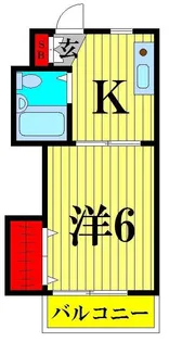 ヴィレッジ東和【3階】の間取り