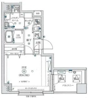 東京都荒川区東日暮里1【マンション】の間取り