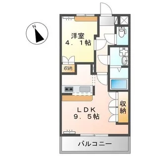 グラディオラスガーデン【1階】の間取り