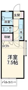 ルーミー千代の【2階】の間取り