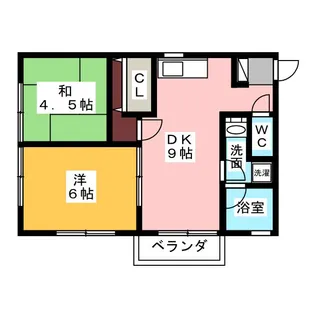 ミアカーサMO【1階】の間取り
