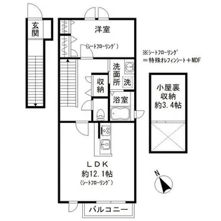 Casa Grace Jiyugaoka【2階】の間取り