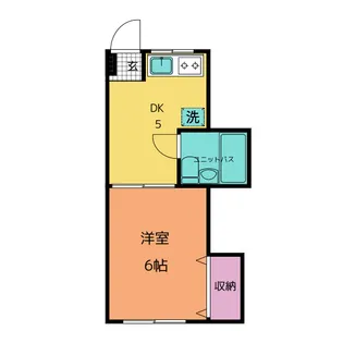 東洋マンション【2階】の間取り