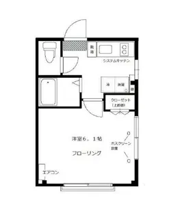 木町ビル【3階】の間取り