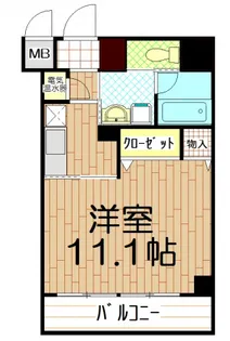 ザ・イーストスクエア【5階】の間取り