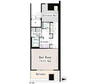 トレステージ四谷【2階】の間取り