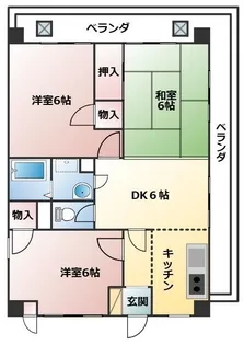 にしきビル【4階】の間取り