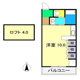 ROS E【5階】の間取り
