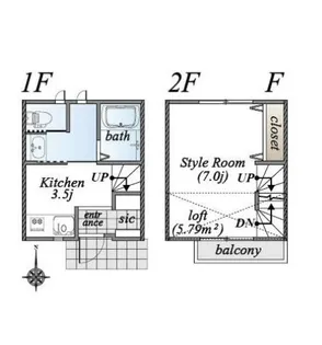メルヴェーユIV【2階】の間取り