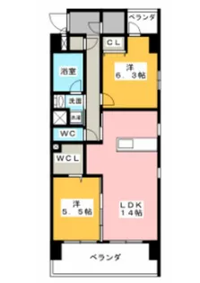 Ceres照が丘II【2階】の間取り