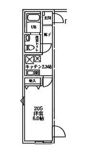 カーサ・リラッソ【2階】の間取り
