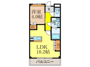 ファインスクエア【2階】の間取り