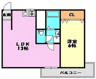 ネオレジデンスサカタ【3階】の間取り