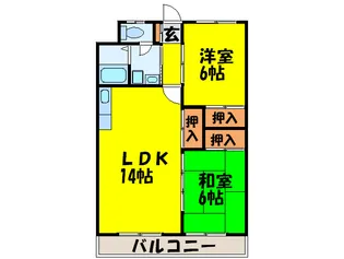 梅崎ビル【5階】の間取り