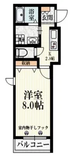 アヴァンス立川【3階】の間取り