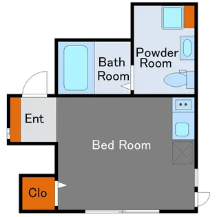 Meguro Senzoku U【1階】の間取り