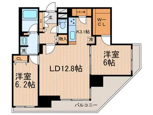 クレストラフィーネ大森駅前【9階】の間取り