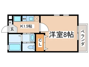 フレシールKEY【3階】の間取り