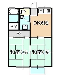 グリーンパレス花尻【2階】の間取り
